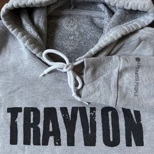 2017 Liberated People Trayvon Hoodie Gray 100% Cotton Made in USA M